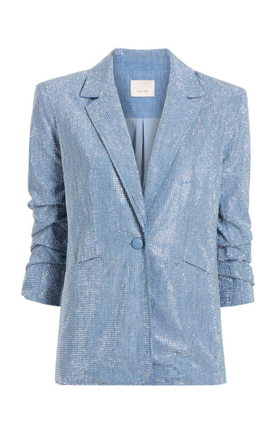 Chambray Headset Kylie Blazer-Cinq A Sept-Tocca Finita
