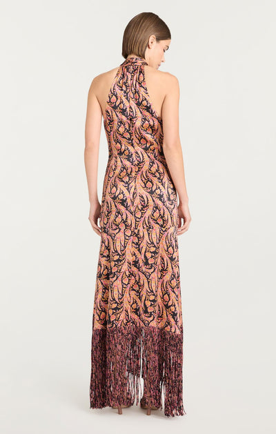 Charming Paisley Teresa Dress in Obsidian Multi-Cinq A Sept-Tocca Finita
