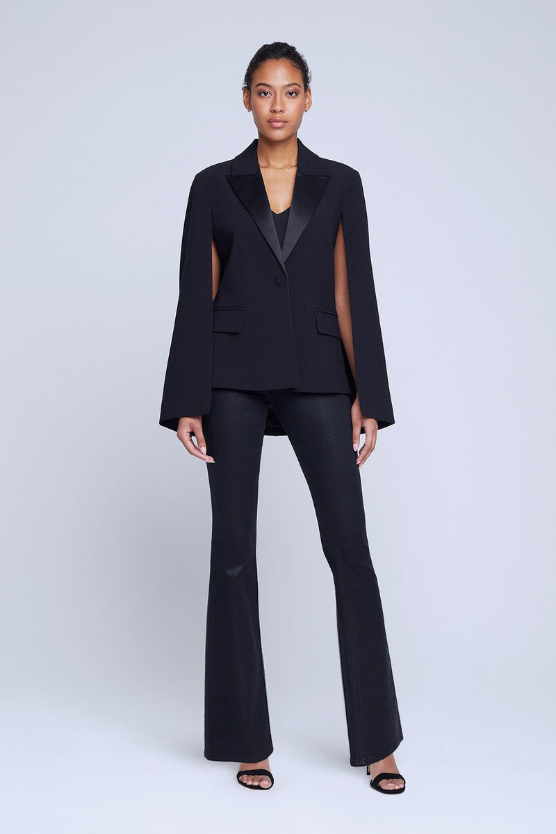 Christina Satin Cape by L&