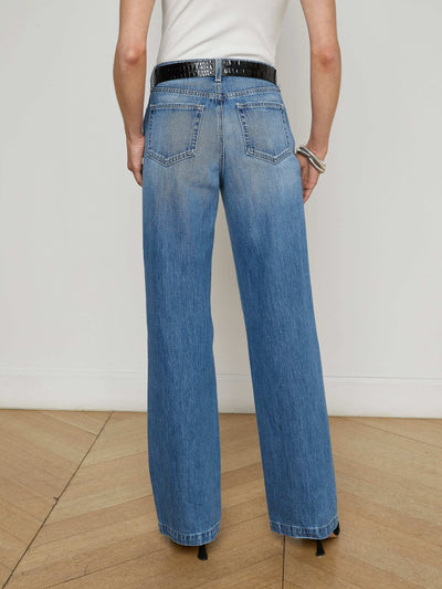 Clayton Wide-Leg Jean Woodrow-L'Agence-Tocca Finita