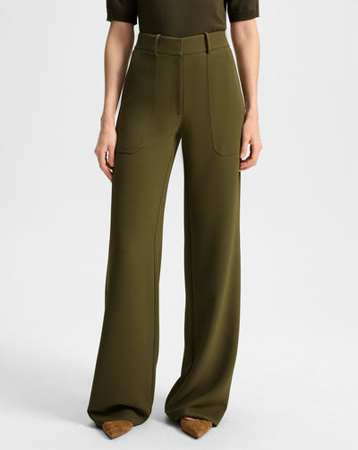 Cole Wide-Leg Pant Cypress-Veronica Beard-Tocca Finita