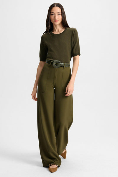 Cole Wide-Leg Pant Cypress-Veronica Beard-Tocca Finita