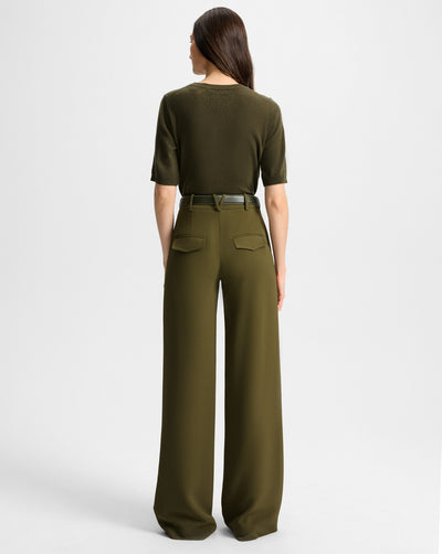 Cole Wide-Leg Pant Cypress-Veronica Beard-Tocca Finita