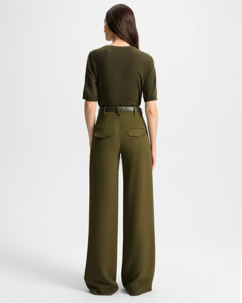 Cole Wide-Leg Pant Cypress-Veronica Beard-Tocca Finita