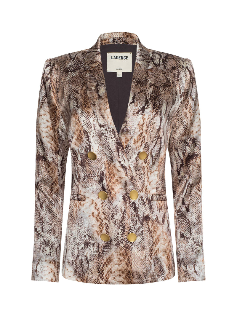 Colin Silk Blazer Western Snake-L&