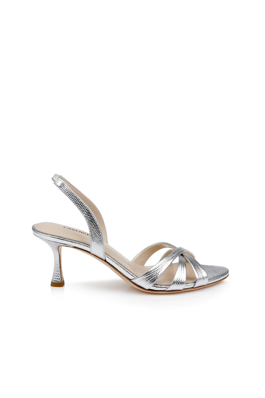 Colwill Slingback Sandal Silver Lizard-L&