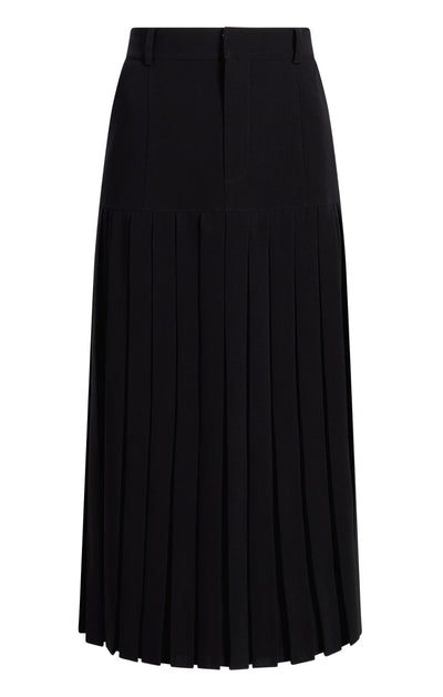 Crepe Bane Skirt in Black-Cinq A Sept-Tocca Finita