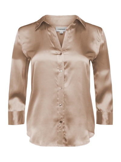 Dani 3/4" Sleeve Blouse by L'agence-L'Agence-Tocca Finita