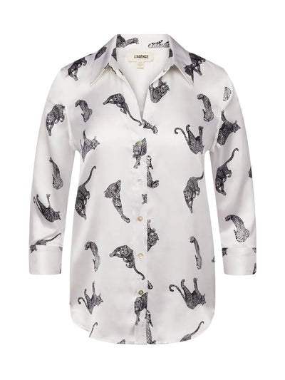 Dani 3/4" Sleeve Blouse by L'agence-L'Agence-Tocca Finita