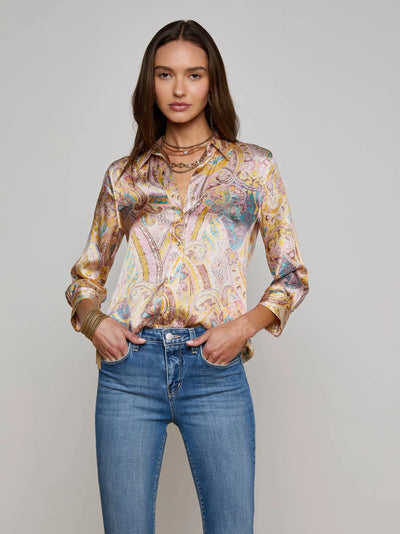 Dani Blouse Western Paisley-L'Agence-Tocca Finita