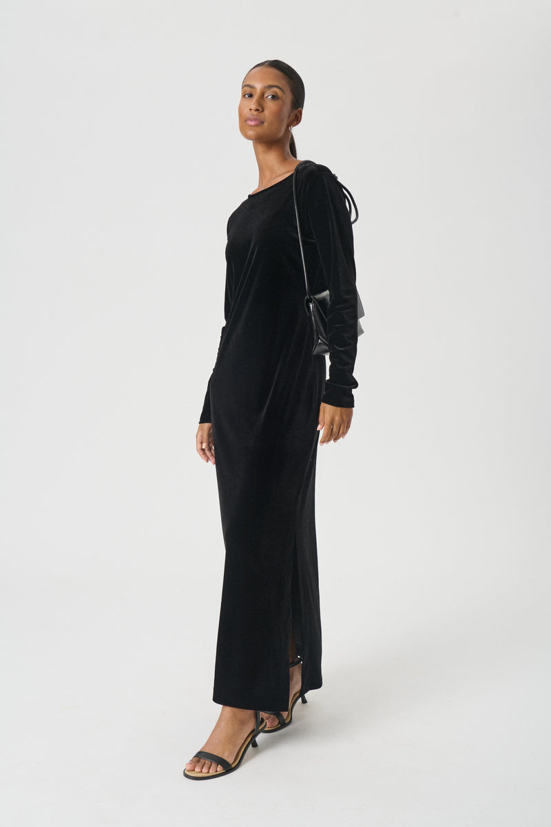 Dida Velvet Dress Black-Part Two-Tocca Finita