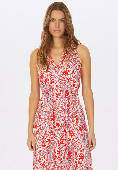 Dress With Paisley Print-Marc Aurel-Tocca Finita