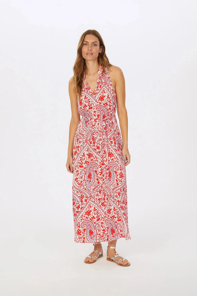 Dress With Paisley Print-Marc Aurel-Tocca Finita