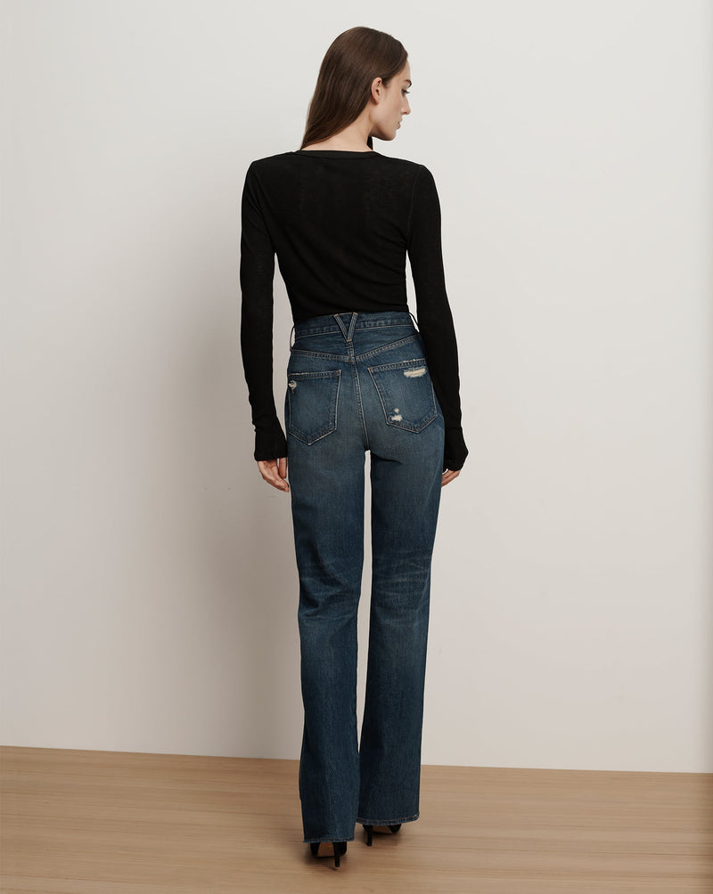 Dylan Straight-Leg Jean City Lights-Veronica Beard-Tocca Finita