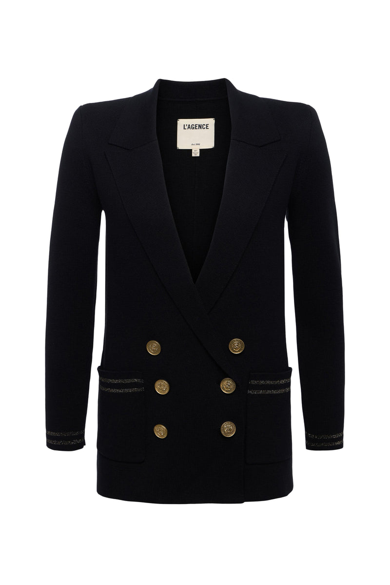 Eileen Boyfriend Knit Blazer-L&