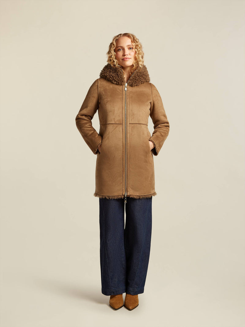 Ember Coat Toffee-Beaumont Coats-Tocca Finita