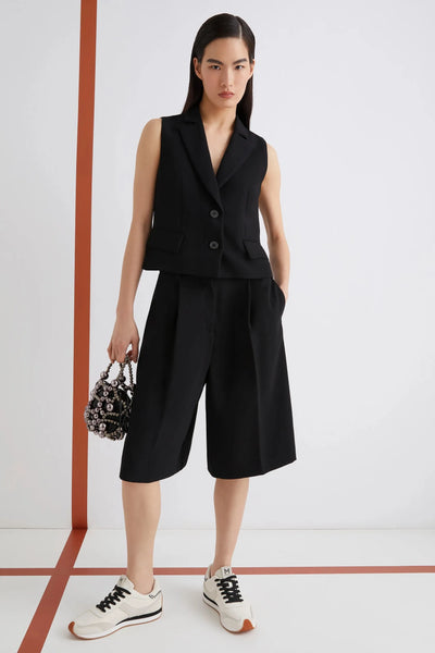 Envers Satin Gilet Black-Marella-Tocca Finita