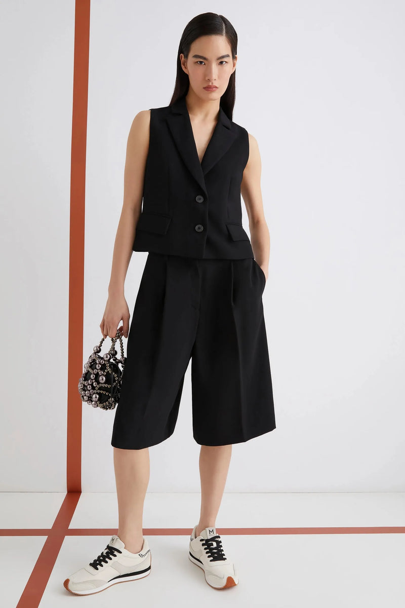 Envers Satin Gilet Black-Marella-Tocca Finita