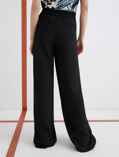 Envers Satin Trousers Black-Marella-Tocca Finita