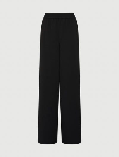 Envers Satin Trousers Black-Marella-Tocca Finita