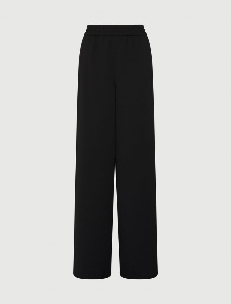 Envers Satin Trousers Black-Marella-Tocca Finita