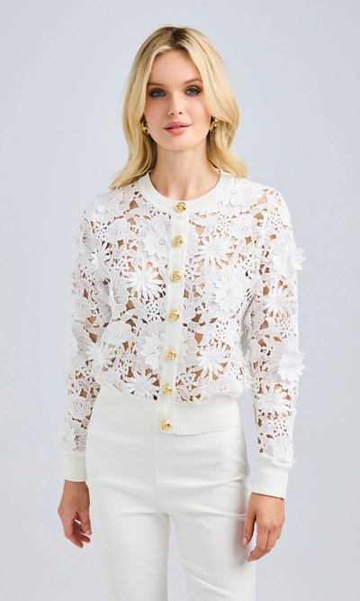 Erin 3d Lace Cardigan-generation love-Tocca Finita