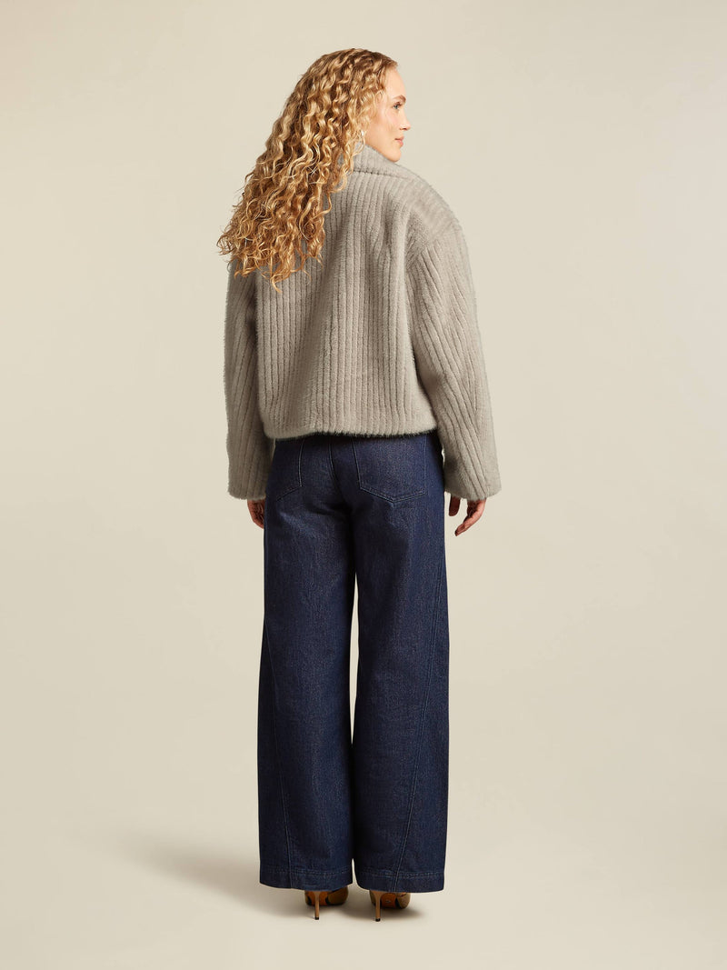 Fallony Short Coat Chinchilla-Beaumont Coats-Tocca Finita