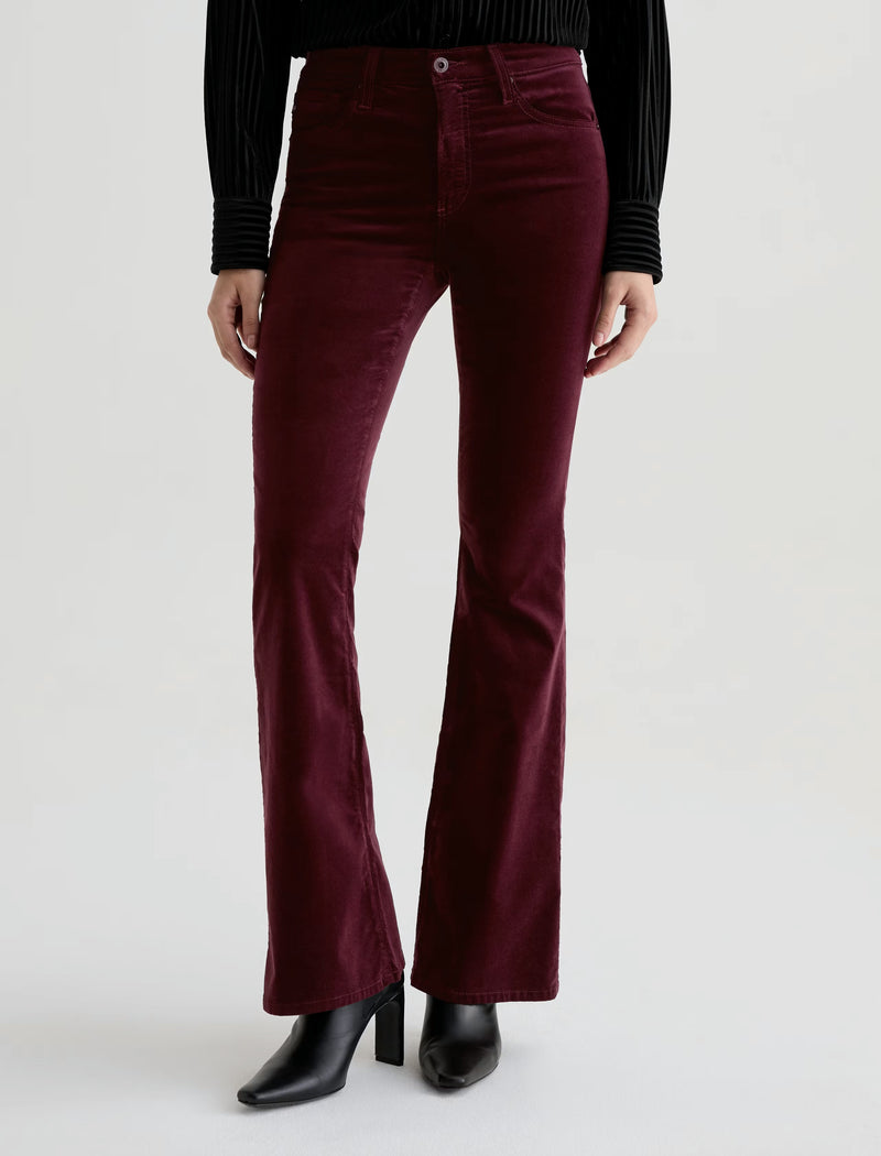 Farrah Boot Velvet Jean Winery-AG Jeans-Tocca Finita