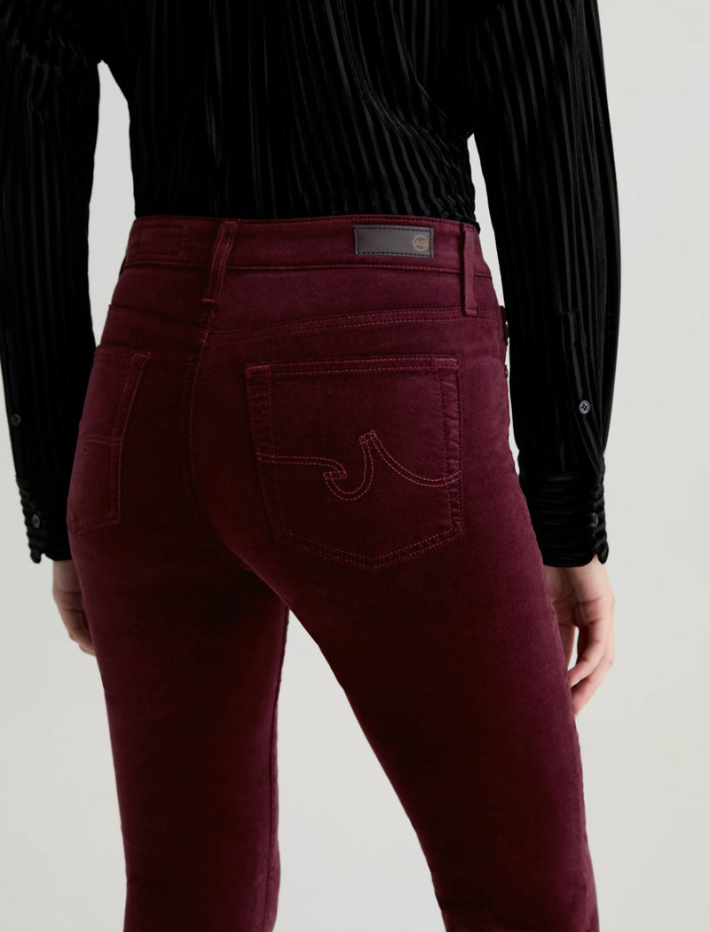 Farrah Boot Velvet Jean Winery-AG Jeans-Tocca Finita