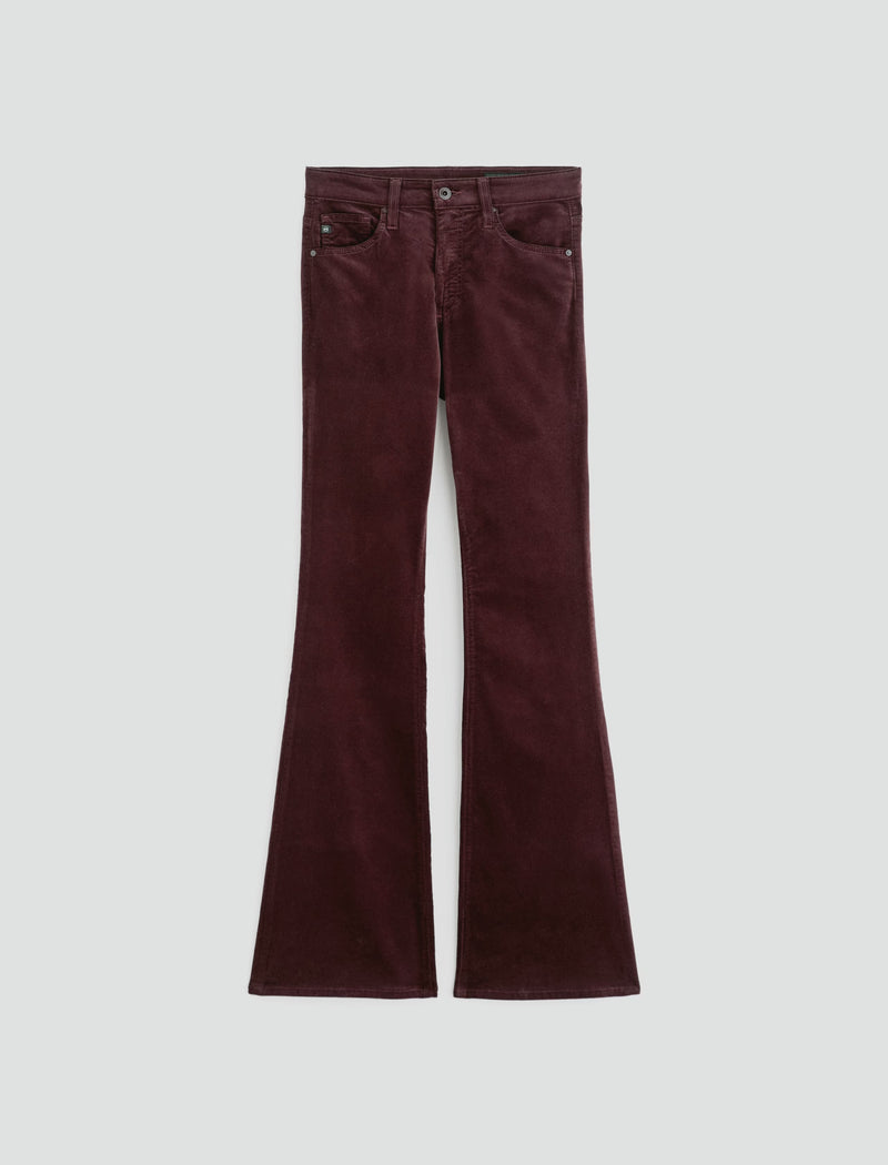 Farrah Boot Velvet Jean Winery-AG Jeans-Tocca Finita