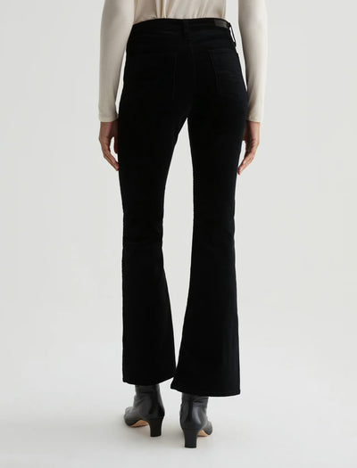 Farrah Boot Velvet Super Black-AG Jeans-Tocca Finita