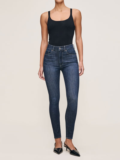 Farrow Skinny High Rise Instasculpt™ Ankle Jean Crescent Harbour-DL1961-Tocca Finita