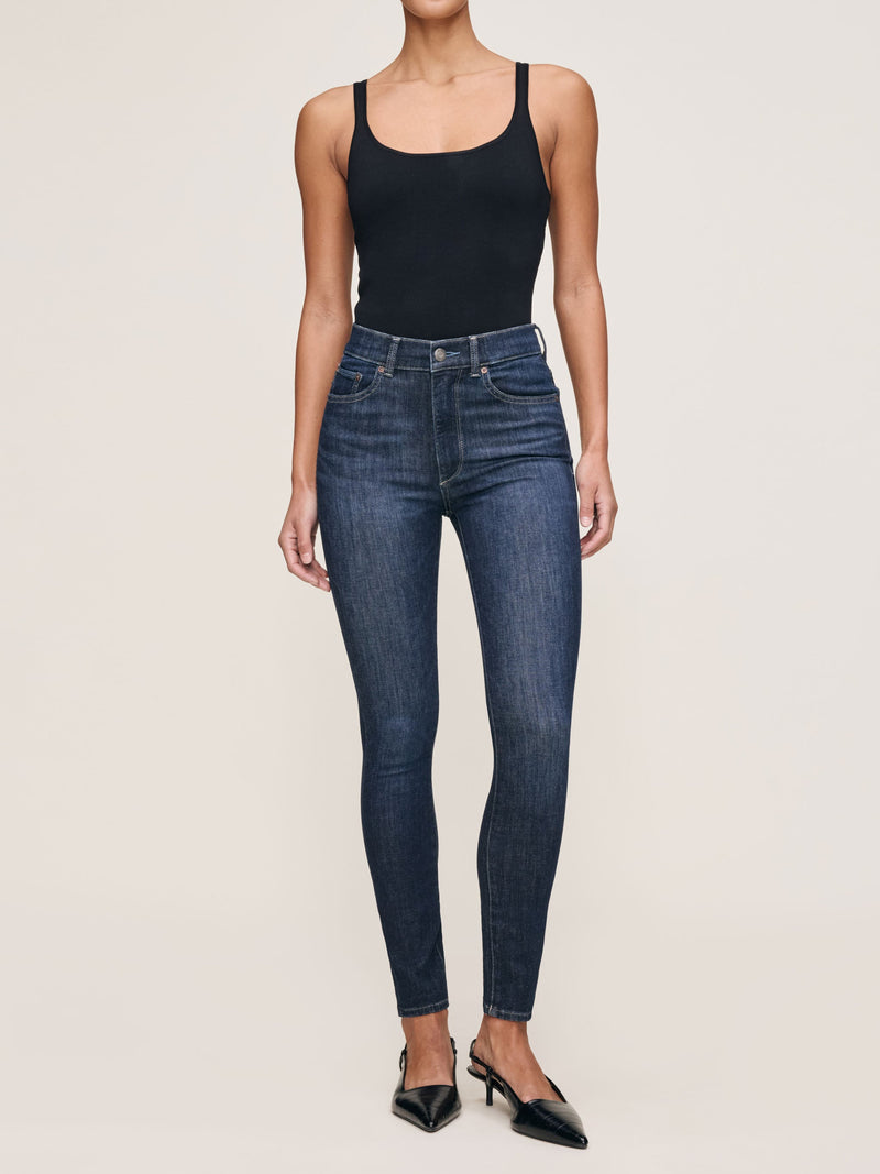 Farrow Skinny High Rise Instasculpt™ Ankle Jean Crescent Harbour-DL1961-Tocca Finita