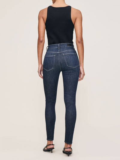 Farrow Skinny High Rise Instasculpt™ Ankle Jean Crescent Harbour-DL1961-Tocca Finita