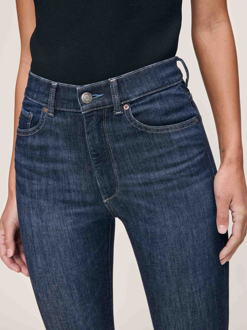 Farrow Skinny High Rise Instasculpt™ Ankle Jean Crescent Harbour-DL1961-Tocca Finita