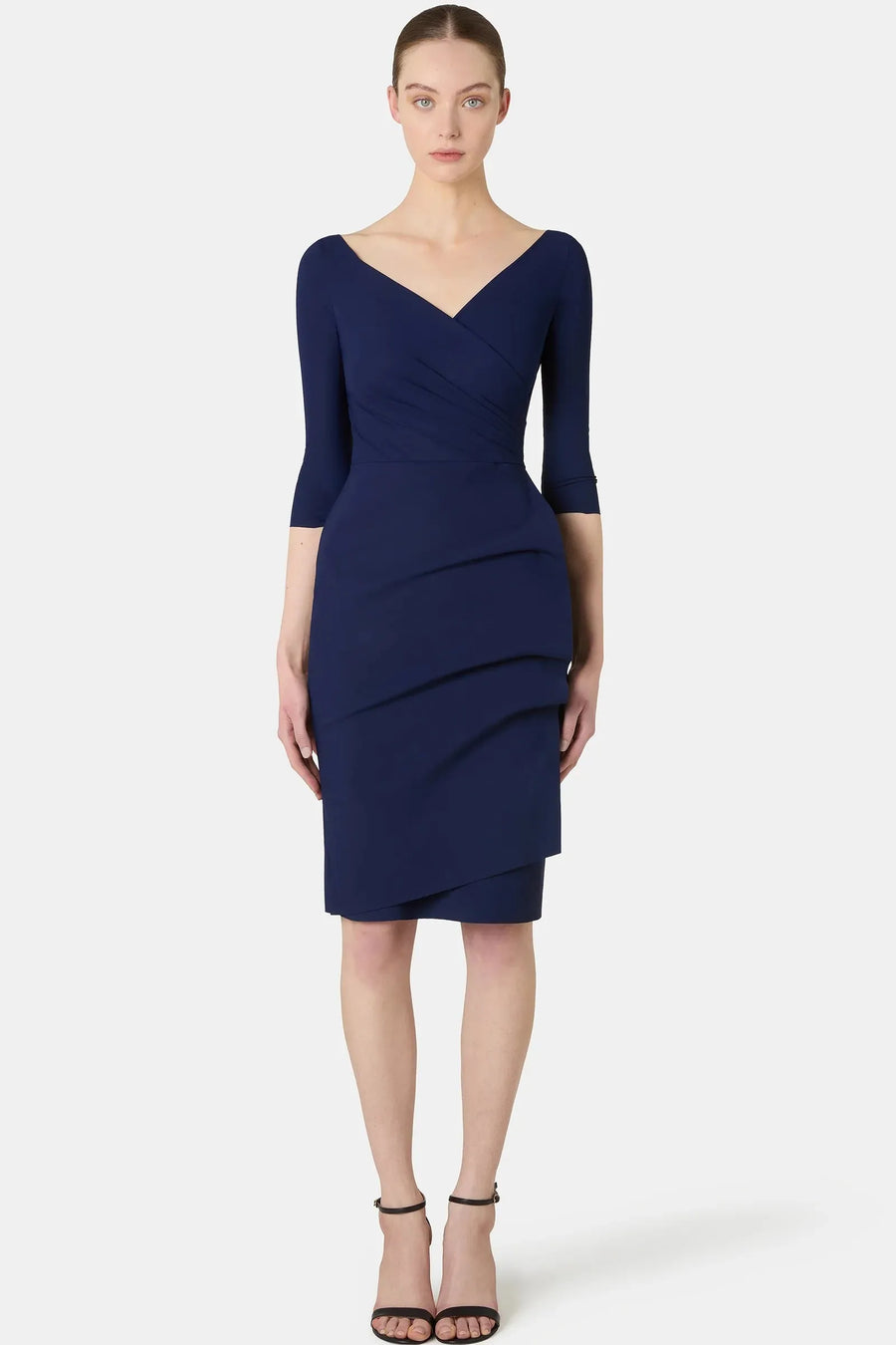 Florien Dress Navy-Chiara Boni-Tocca Finita