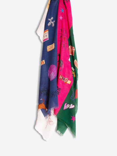 Foulard Graffiti Colour Block-Vilagallo-Tocca Finita