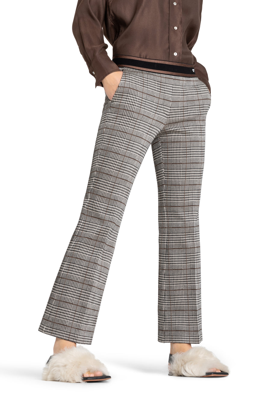 Francoise Cropped in Black/Cream-Cambio-Tocca Finita