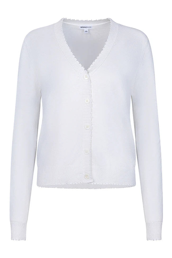 Frayed Cardi-Mini Rose-Tocca Finita