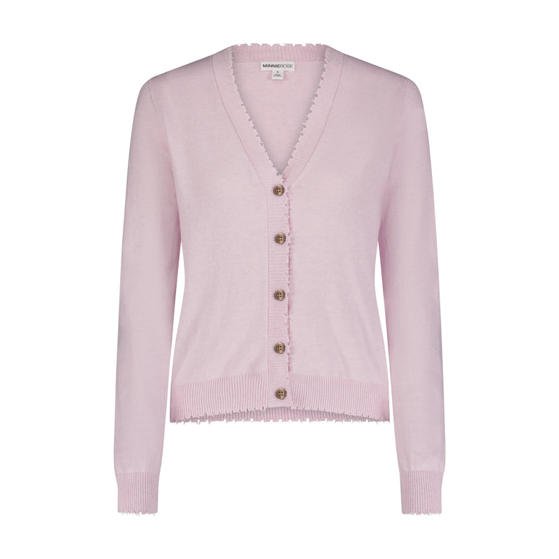 Frayed Cardi-Mini Rose-Tocca Finita