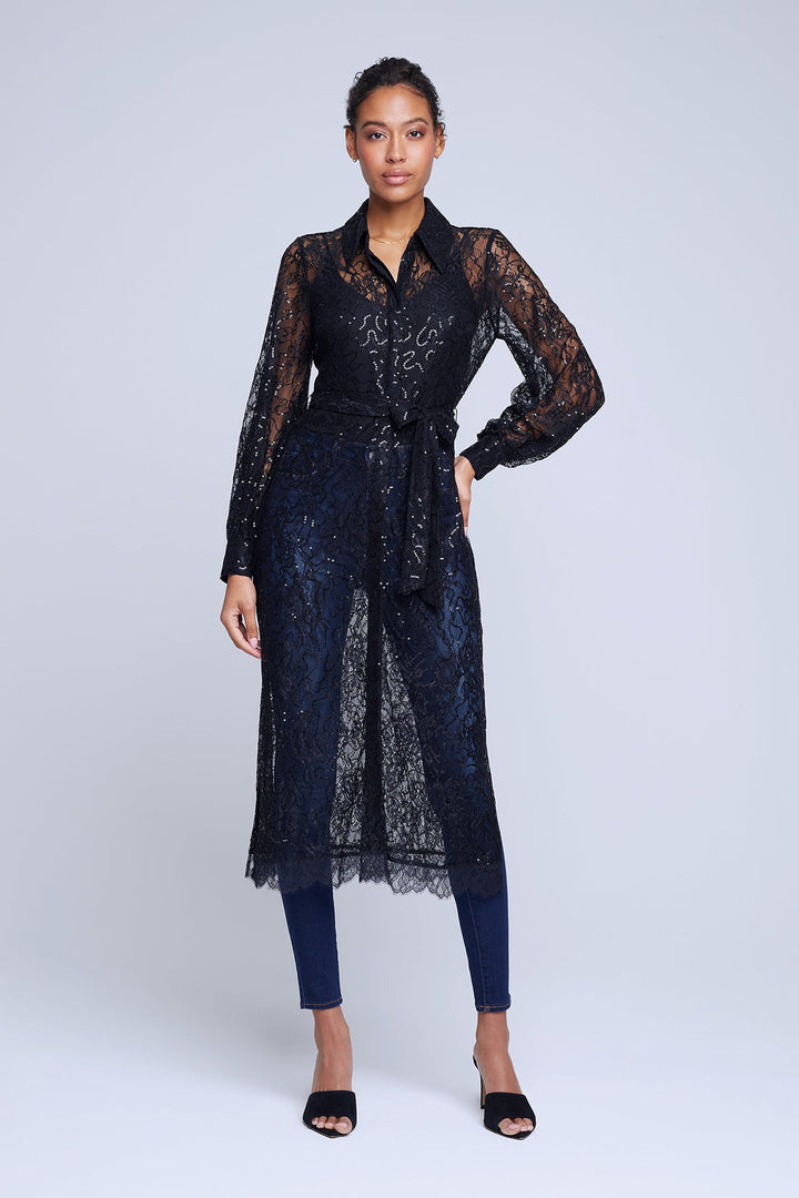 Frida Lace Dress by L'agence - L'Agence Tocca Finita Frida Lace Dress by L'agence - L'Agence Tocca Finita