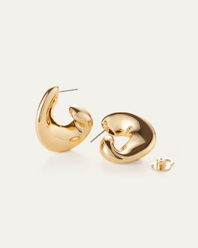 Gigi Hoop Earrings-Jenny Bird-Tocca Finita