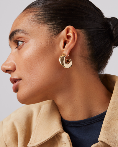 Gigi Hoop Earrings-Jenny Bird-Tocca Finita