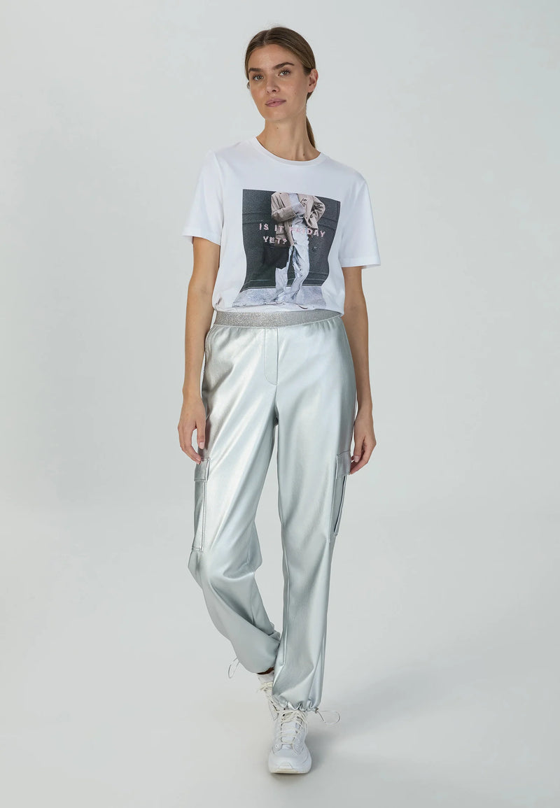 Graphic T-Shirt With Photo Print-Marc Aurel-Tocca Finita