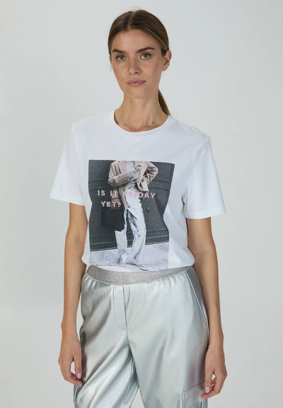Graphic T-Shirt With Photo Print-Marc Aurel-Tocca Finita