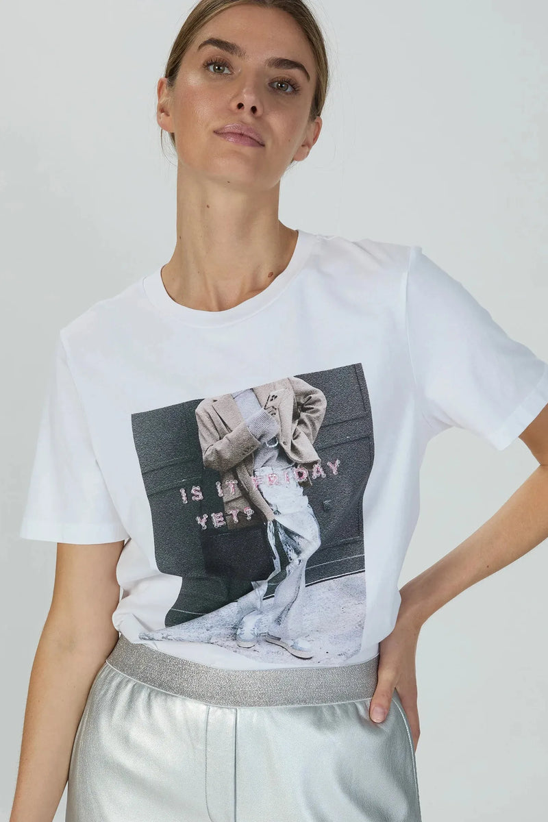 Graphic T-Shirt With Photo Print-Marc Aurel-Tocca Finita
