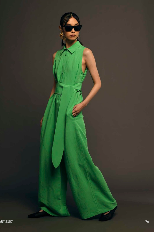Green Jumpsuit-Milva Mi-Tocca Finita