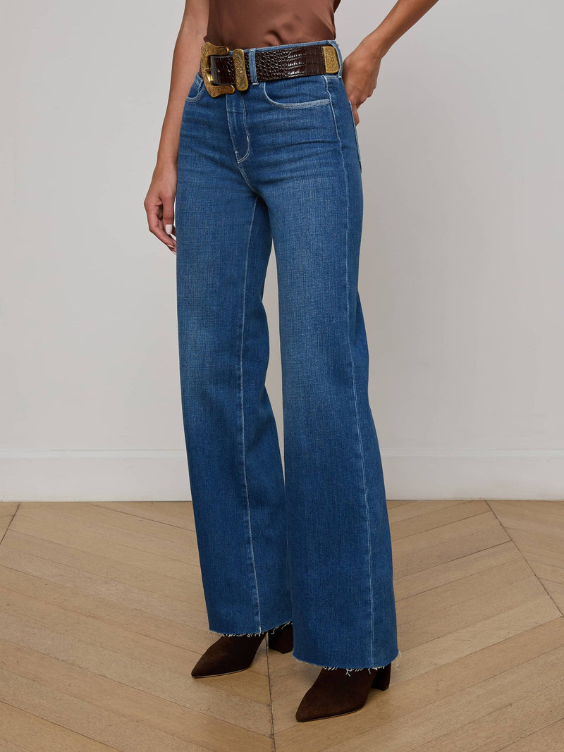 Gwenna Wide-Leg Jean Gage-L&