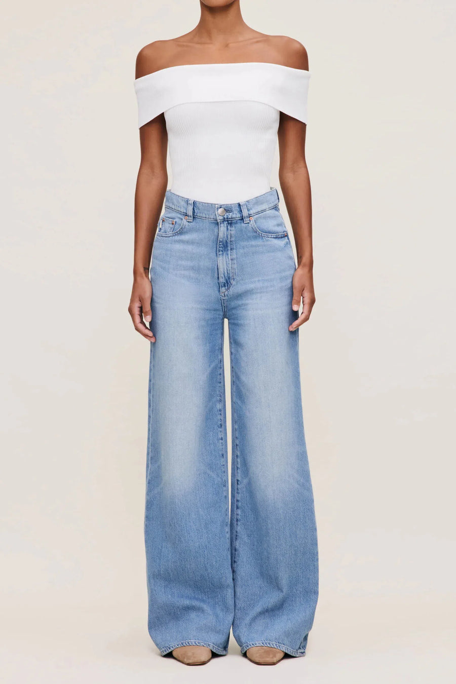 Hepburn Wide Leg In River Bank-DL1961-Tocca Finita