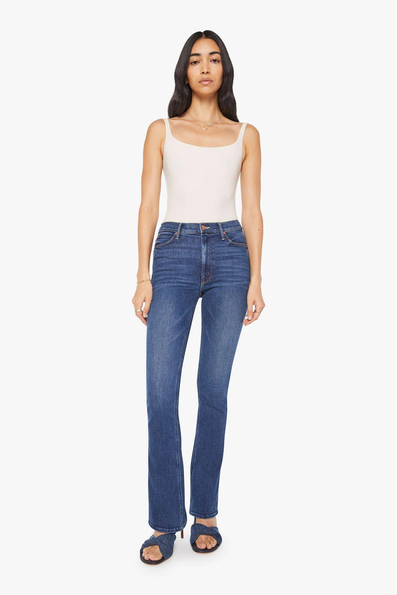 High Waisted Runaway Denim Start Your Engines-Mother-Tocca Finita